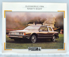 1986 GM Oldsmobile Ninety Eight Sales Salesman Showroom Brochure GM 6pg Expo 86