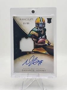 2014 Panini Immaculate Davante Adams RC Rookie Patch Auto /99 PSA RPA Packers - Bild 1 von 9