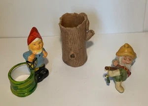 Elf or Dwarf figurine set of 3 - Picture 1 of 2