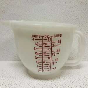 VINTAGE TUPPERWARE MIX & STORE #1288 4 CUP MEASURING PITCHER WITH POUR LID - Picture 1 of 8