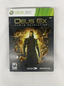 Deus Ex: Human Revolution (Microsoft Xbox 360, 2011) CIB Slipper Cover komplett - Bild 1 von 3