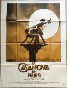 LE CASANOVA DE FELLINI/AFFICHE ORIGINALE 120X160 CM/DONALD SUTHERLAND/VENISE - Picture 1 of 1