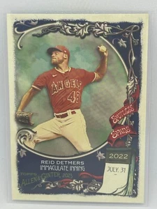 Reid Detmers Spotless Spans 2023 Topps Allen & Ginter Baseball # SS-27 - Picture 1 of 2