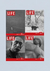 Life Magazine Lot of 4 Full Month of February 1937 1, 8, 15, 22 - Picture 1 of 1