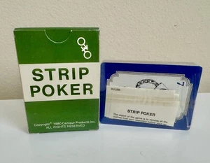 1980 Strip Poker Couple Card Game playing cards Sealed Deck Centaur Vintage New - Picture 1 of 6