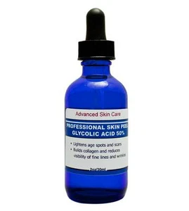 Glycolic acid 50% Chemical Peel 100% Pure! Acne-Scars-Wrinkles, anti aging  2.oz - Picture 1 of 1