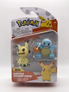Pokemon Mimikyu y Squirtle - Paquete de figuras de batalla - NUEVO - Imagen 1 de 4