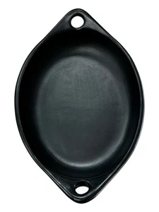 Black Earthenware Clay Baking Dish Casserole w/Handles Colombia 13.75” x 9.25” - Picture 1 of 9