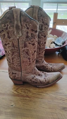 Botas vaqueras hechas a mano para mujer de México Foto 1 de 4
