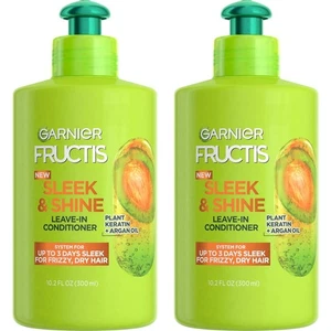 Garnier Fructis Sleek & Shine Leave-in Haarspülung, 10,2 flüssige Unzen (2er Pack) USA - Bild 1 von 6