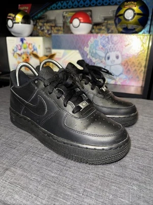 Nike Air Force 1 LE Triple Black Size 5Y Sneakers Shoes DH2920-001 - Image 1 of 4