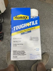 Kit rifinitura vasca da bagno e piastrelle Homax Tough As Tile bianco lucido 32 oz fai da te nuovo - Foto 1 di 15