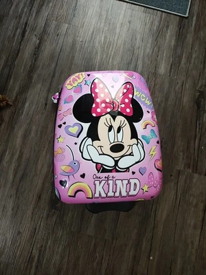 Bioworld Disney Minnie Mouse 16" Kids Molded Hardside Carry-on Luggage - Image 1 of 4