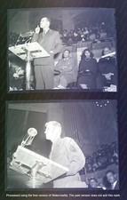 COUNCIL OF AFRICAN AFFAIRS PAUL ROBESON NEGATIVES X 2 NEW YORK MANHATTAN   1946