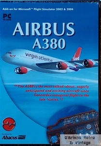 Microsoft Flight Simulator 2002 / 2004 Add-on - Airbus A380 - PC CD - New Sealed - Picture 1 of 2