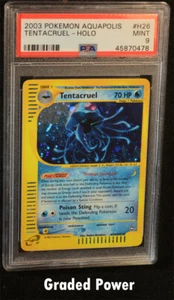 Pokemon Aquapolis Tentacruel PSA 9 HOLO (0478) #H26  - Imagen 1 de 2