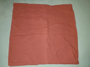 West Elm "100% Linen Terra Cotta" Euro Pillow Sham  - Picture 1 of 6