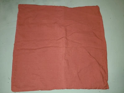 West Elm "100% Linen Terra Cotta" Euro Pillow Sham  - Image 1 of 4