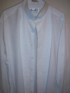 White Tuxedo Wing Collar Formal Shirt most mens sizes avilable - Picture 1 of 4