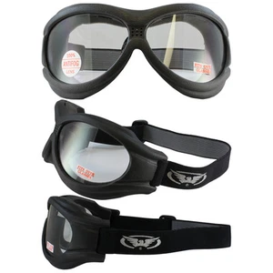 Gafas de moto Big Ben Fit Over lentes antiniebla transparentes con bolsa - Imagen 1 de 1