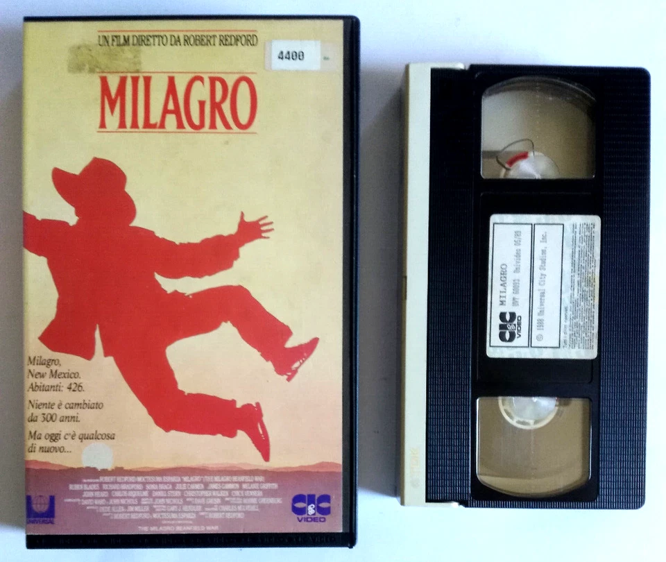 Vhs Film Ita Drammatico Milagro Robert Redford Melanie Griffith Ex Noleggio (K3) - Immagine 1 di 1