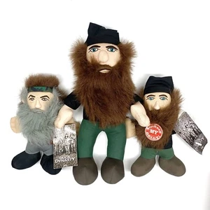 A & E Duck Dynasty Plush Stuffed Toy Doll - Lot of 3 Phil Jase *READ - Picture 1 of 8