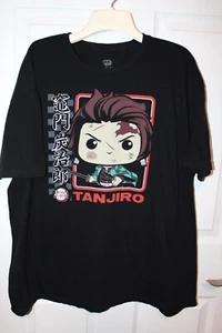 Camiseta Funko Pop Demon Slayer Tanjiro Negra Manga Corta - Talla 2XL - Imagen 1 de 6