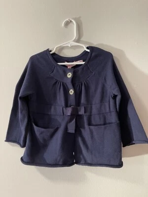 G038 NUEVO CON ETIQUETAS JUICY COUTRE NIÑA SWING CÁRDIGAN SUÉTER TALLA 6 $88 Foto 1 de 3