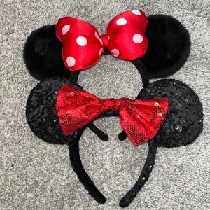Disney Black and Red Hair accessories kids youth minnie mouse - Picture 1 of 4
