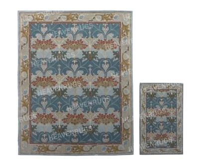 New cecil Natural Handmade Tufted Traditional Style Wool Area Rug & Carpet - Image 1 of 4