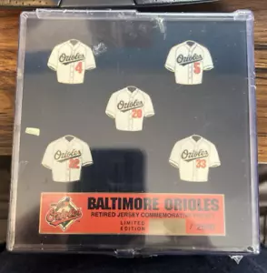BALTIMORE ORIOLES RETIRED JERSEYS PIN SET 115 of 2000! - Picture 1 of 11