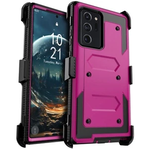 Lila Hülle für Samsung Galaxy Note 20 Ultra 5G Stoßfest Gürtelclip Handy Cover - Bild 1 von 21