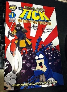 The Mangalicious Tick Rise of the Setting Sun Signed by Artist Benn Robbins NEC - Picture 1 of 5