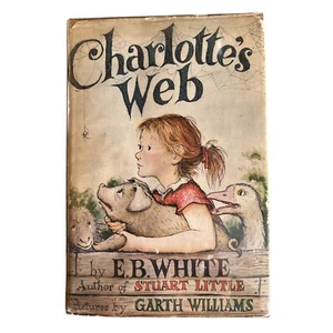 Charlotte’s Web, EB White True First Edition, First Printing 1st State. Superb. - Picture 1 of 12