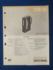 Sony Tcm-131 Cassette Service Manual Original Factory Issue Good Condition