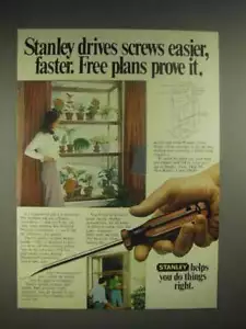 1976 Stanley Handyman Screwdriver Ad - Easier - Picture 1 of 1