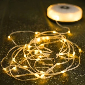 LED Light String Portable String Lights 8M Rechargeable for Camping Garden Lawn - Picture 1 of 20