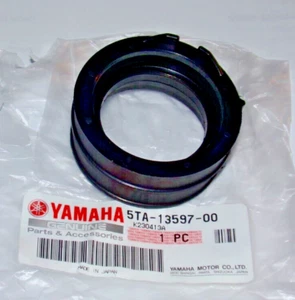 YAMAHA YFZ450 ATV, YZ450F, WR450F CARBURETOR TO HEAD RUBBER INTAKE BOOT, FLANGE - Picture 1 of 2