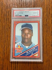 BO JACKSON  ROYALS  1990 WONDER BREAD #1 PSA 10 Extremely LOW  POP of only 9