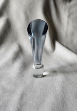 Vintage Replacement Carafe Deco Stopper  5"  Clear Crystal