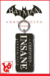 BATMAN ARKHAM CITY Insane Porte Clefs Clés Keyring Joker DC Comics # NEUF # - Foto 1 di 2