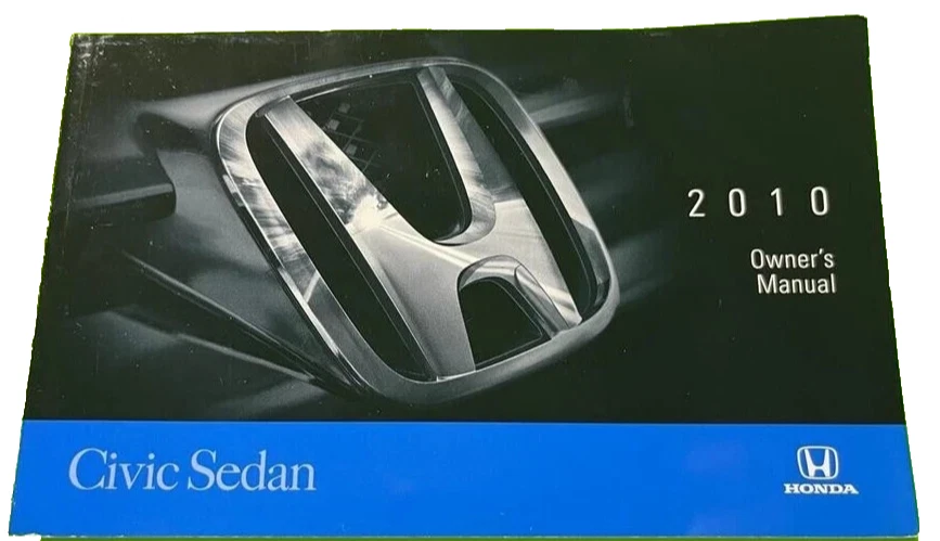 2010 HONDA CIVIC OWNERS MANUAL SEDAN DX EX LX-S LX GX DG XSi SPORT I4 1.8 2.0 - Image 1 of 1