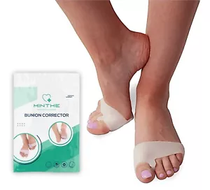 Toe Bunion Corrector Gel Straightener Splint Big Protector Support Separator UK - Picture 1 of 20
