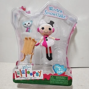 Lalaloopsy Mini Winter Snowflake 3" Doll, Pet Made From Snow Read - Picture 1 of 4
