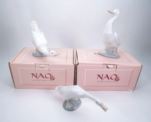 3x Nao & Lladro Duck Goose Figurines 00244, 00245 & Lladro 4551 - Picture 1 of 23
