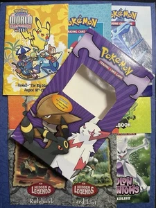 Pokemon EX series Rulebooks and Card Lists (9 total) + Booster Box Nintendo TCG - Picture 1 of 22