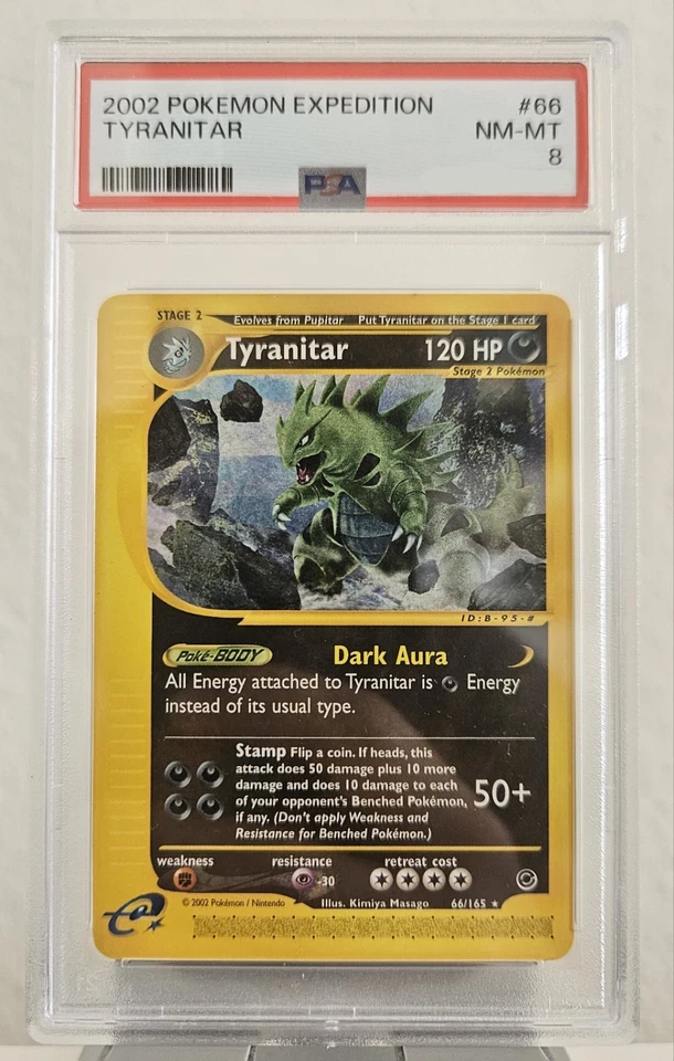 Tyranitar Expedition E Series 66/165 PSA 8 N Mint Pokemon Karte BGS CGC Non Holo - Bild 1 von 1
