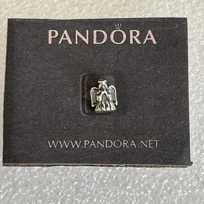 Authentic Pandora 🌟 Mini Floating Locket Guardian Angel Charm 🌟 S925 ALE - Image 1 of 4