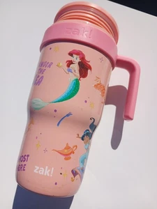 Zak Designs Disney Princess Tumbler Stainless Steel straw Vacuum Insulated 18oz - Picture 1 of 10