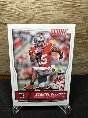 2016 Score Ezekiel Elliott #344 Rookie Dallas Cowboys RC Ohio State Buckeyes - Image 1 of 2